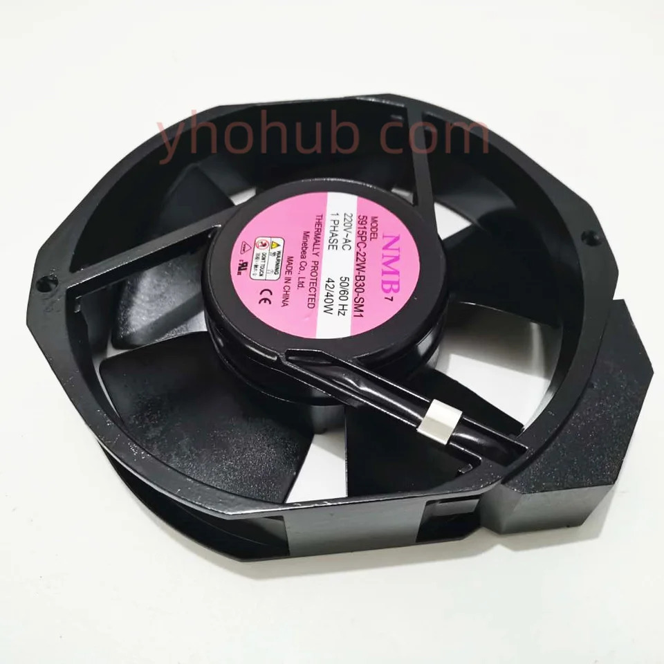 NMB-MAT 5915PC-22W-B30 SM1 AC 220V 40W 172x150x38mm 서버 냉각팬