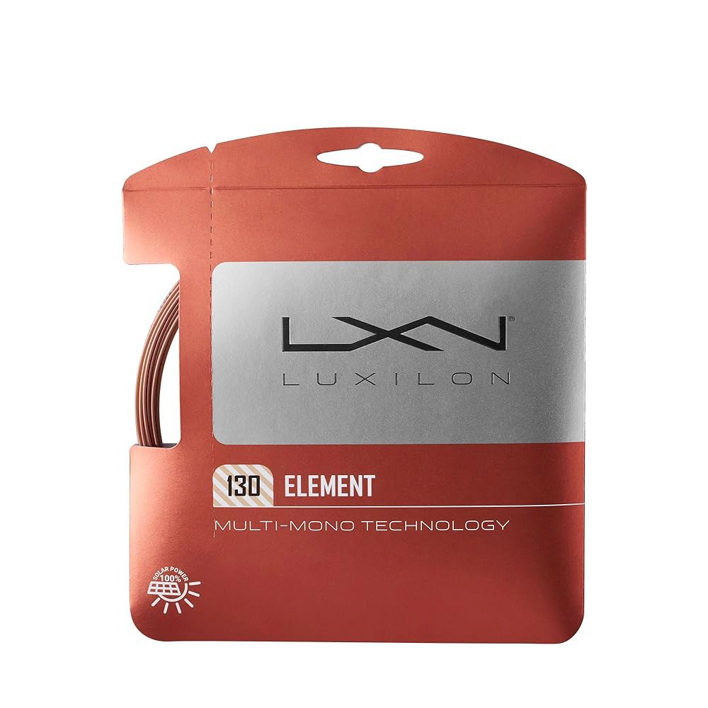 Luxilon Element 130 테니스 스트링 - 브론즈 세트, - 상품 이미지