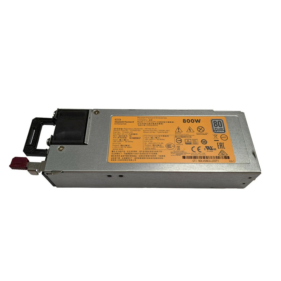 오리지널 전원공급장치 hp호환380G9 GEN9 800W DPS-800AB-11 A 720479-B21 723599-001 754381-001