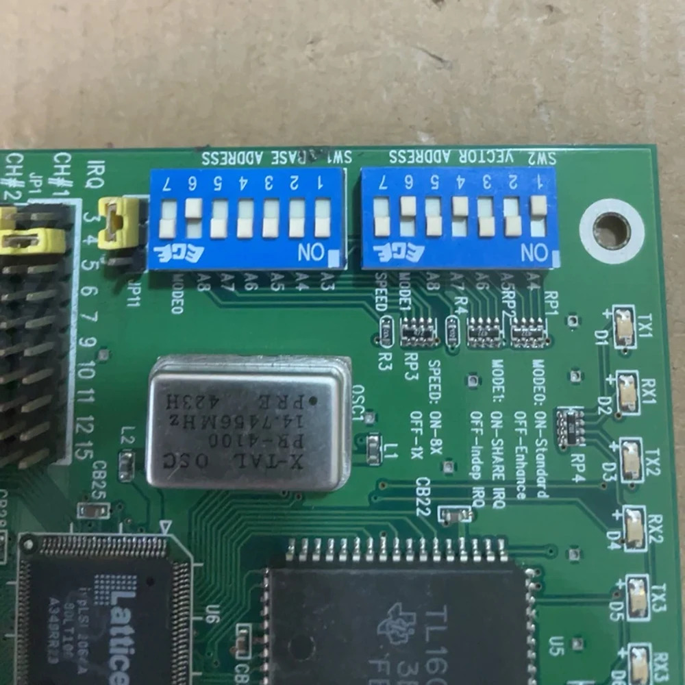 PCM-3641 REV.A1 01-1 어드밴텍 PC104 확장 카드4 포트 RS-232