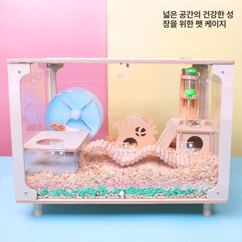 투명 아크릴사육장 관찰 애완 케이스 대형아크릴 은신처 둥지 아크릴케이지 용기 - 상세 이미지 2