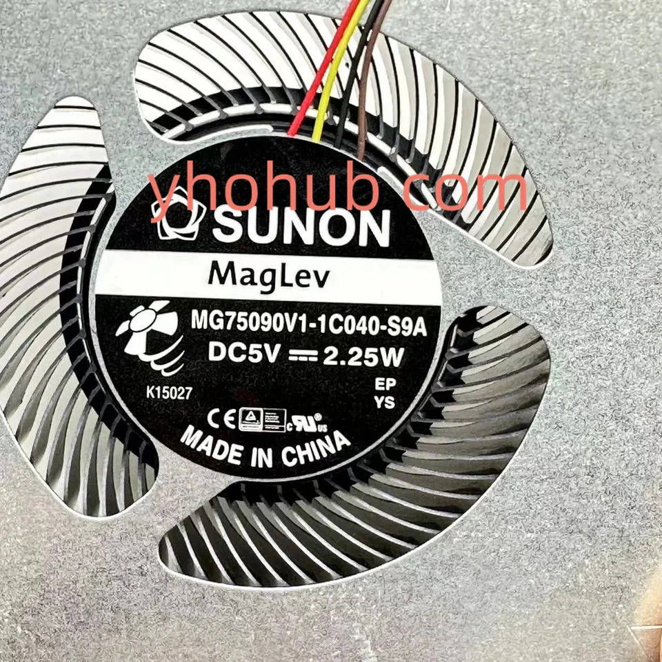 SUNON MG75090V1-1C040-S9A 서버 냉각팬 DC 5V 2.25W 4 선