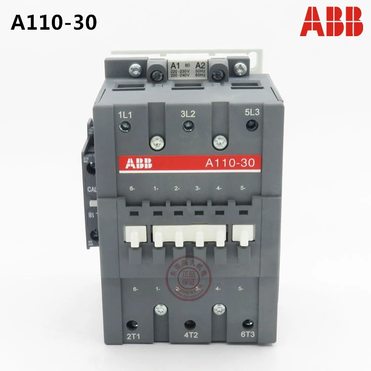 ABB 접촉기 A110-30-00-80 x 220-230V 50Hz 230-240V 60Hz ID1SFL451001R8000 상세 정보