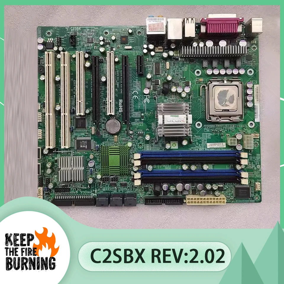 슈퍼마이크로 C2SBX REV.2.02 LGA775 워크스테이션 마더보드