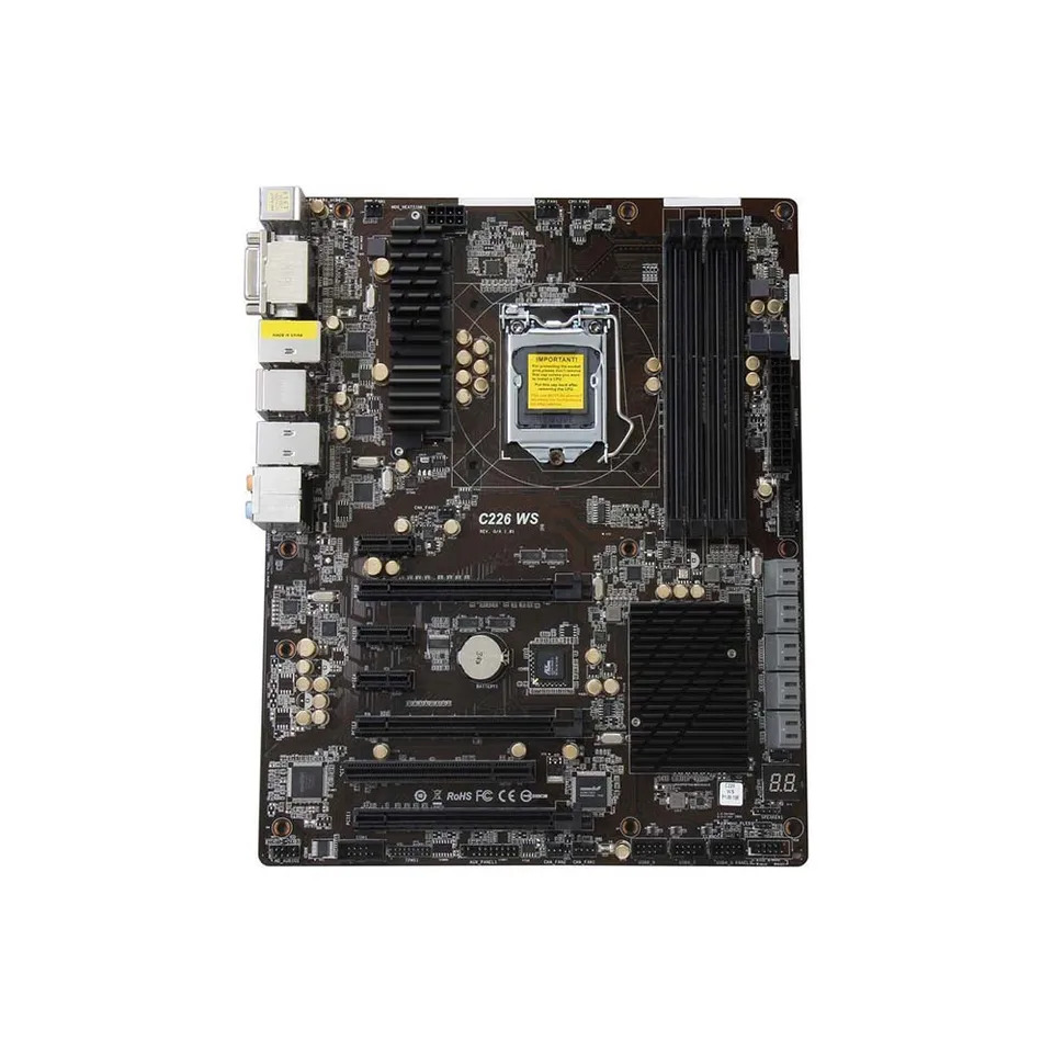 ASRock호환 C226 WS 슬롯 LGA1150 워크스테이션 마더보드 E3 1200 V3 프로세서 지원