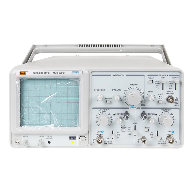 MOS-620CH 아날로그 오실로스코프 20MHZ 듀얼 채널 트레이스
