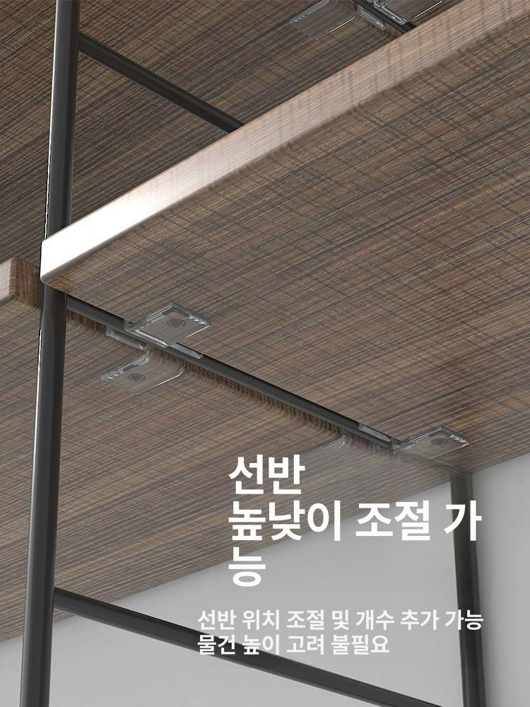 철제 벽걸이장식장 3단 정리 선반 다용도 북유럽 진열장 모던 캐비닛 수납장 벽장식장 - 상세 이미지 5
