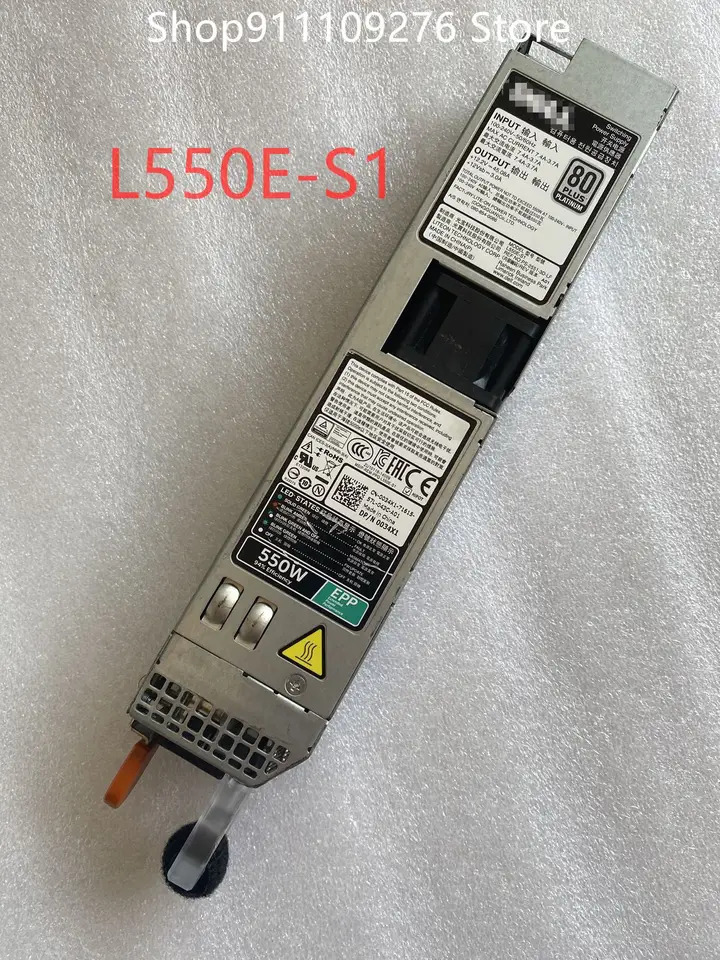 Dell R430 R440 MAX 550W 서버 전원공급장치 D550E-S1 0X185V L550E-S1 0034X1 PSU