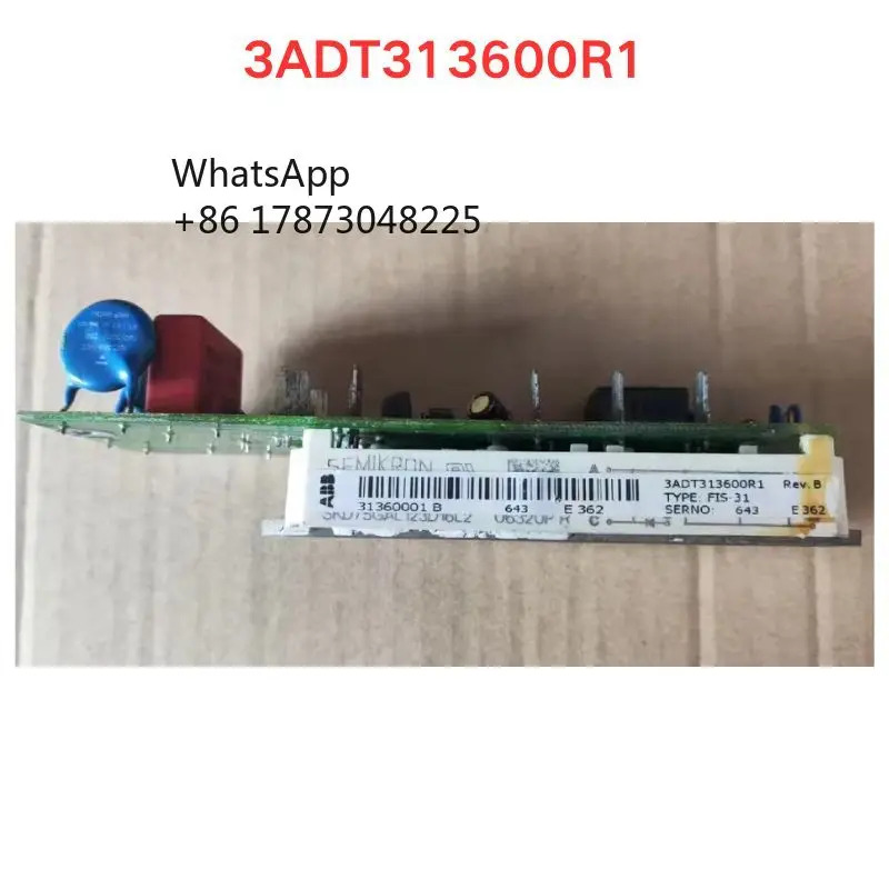 리퍼 ABB DCS400 DC 거버너 액세서리 여기 보드 FIS-31모듈 3ADT 313600 R1 기능 OK