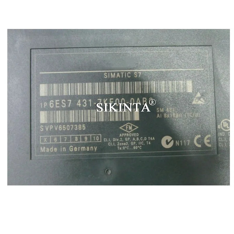 S7-400 SM431 아날로그 입력 출력 모듈 6ES7 431-7KF00-0AB0 431-7KF00-6AA0 완전히 리퍼
