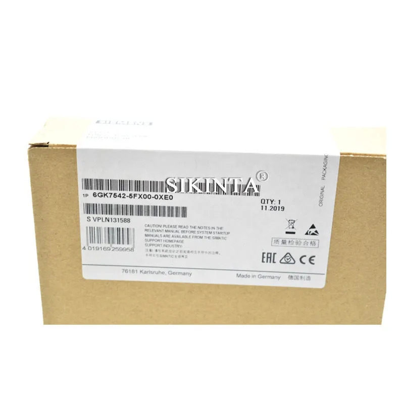 S7-1500 CM PTP 통신 프로세서 6ES7541-1AB00-0AB0 6GK7542-5DX00-0XE0 6GK7542-5FX00-0XE0 PLC 모듈 완전 리퍼