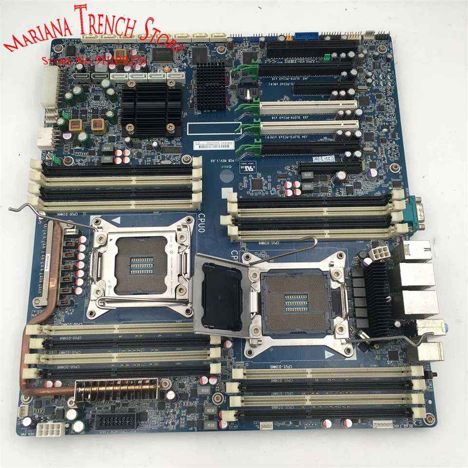 hp호환 Z820 타워 PC 마더보드 REV1.03 708610-001 618266-003