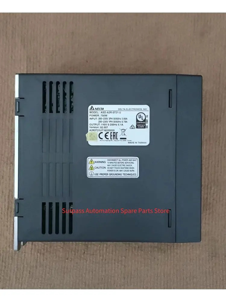ASD-A2R-0721-U 리퍼 서보 드라이버 750W 기능 작동 ok