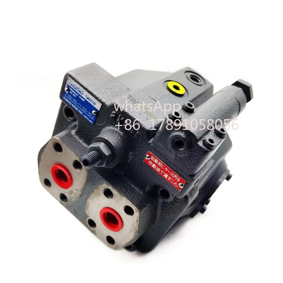 저소음 변위 유압 펌프 TOKYO KEIKI P16V P16V-RS-11-CC-10-J TOKIMEC 피스톤