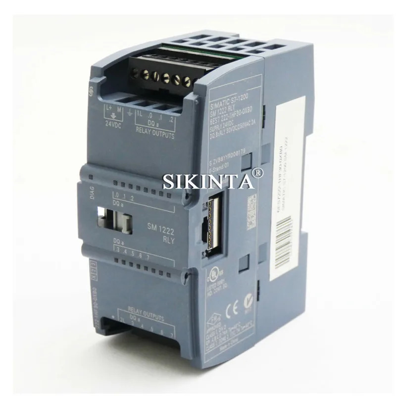 SM1222 S7-1200 디지털 출력 확장 PLC 6ES7222-1HF30-0XB0 6ES7222-1BF30-0XB0 CPU 모듈 완전 리퍼