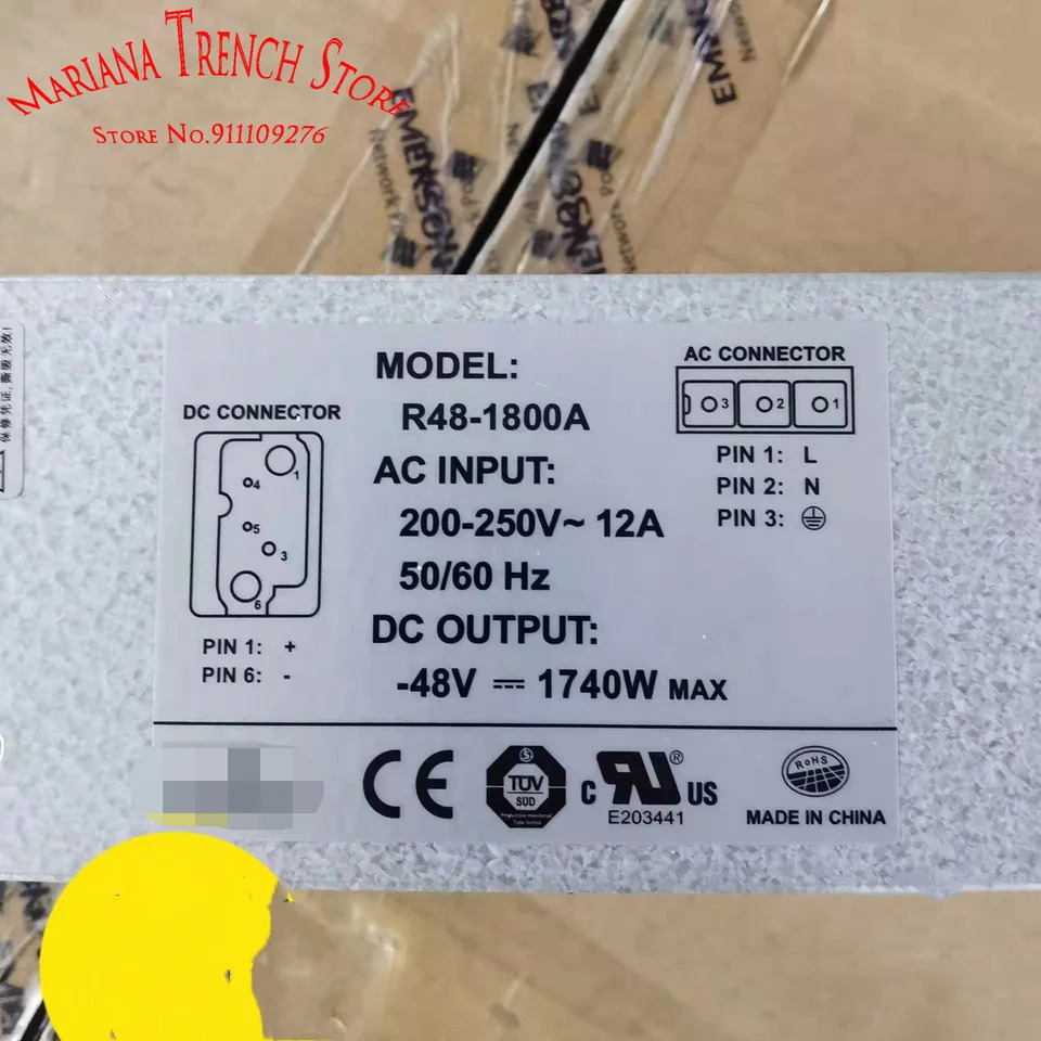 EMERSON / VERTIV 네트워크 전력 정류기 모듈R48-1800A-48V 1740W