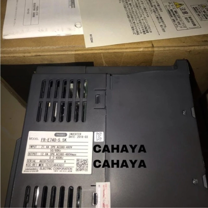 새 FR-E740-5.5K 인버터