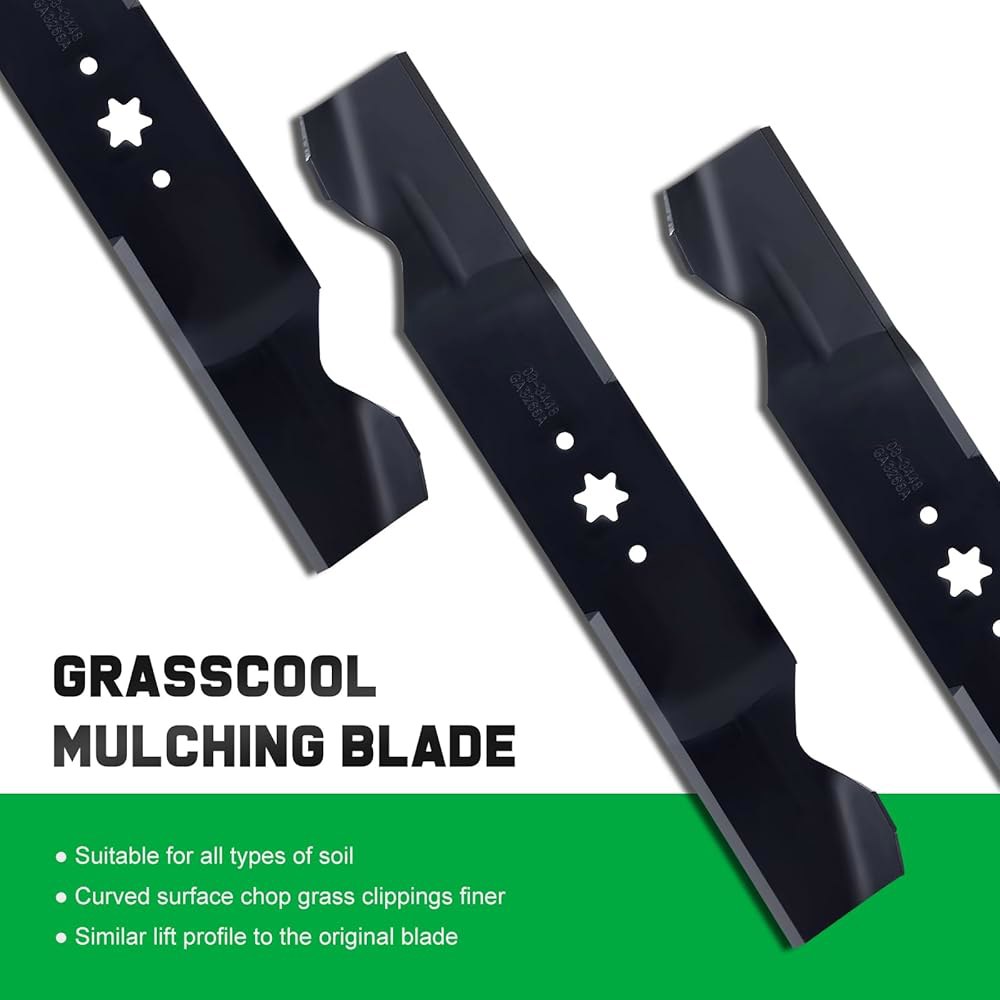 Grasscool 942-0677B 멀칭 잔디깎이 블레이드 MTD 기계 942-0677 GTX1054 742-0677 잔디 942-0677A Cub 742-0677A 137.2cm - 상세 이미지 3