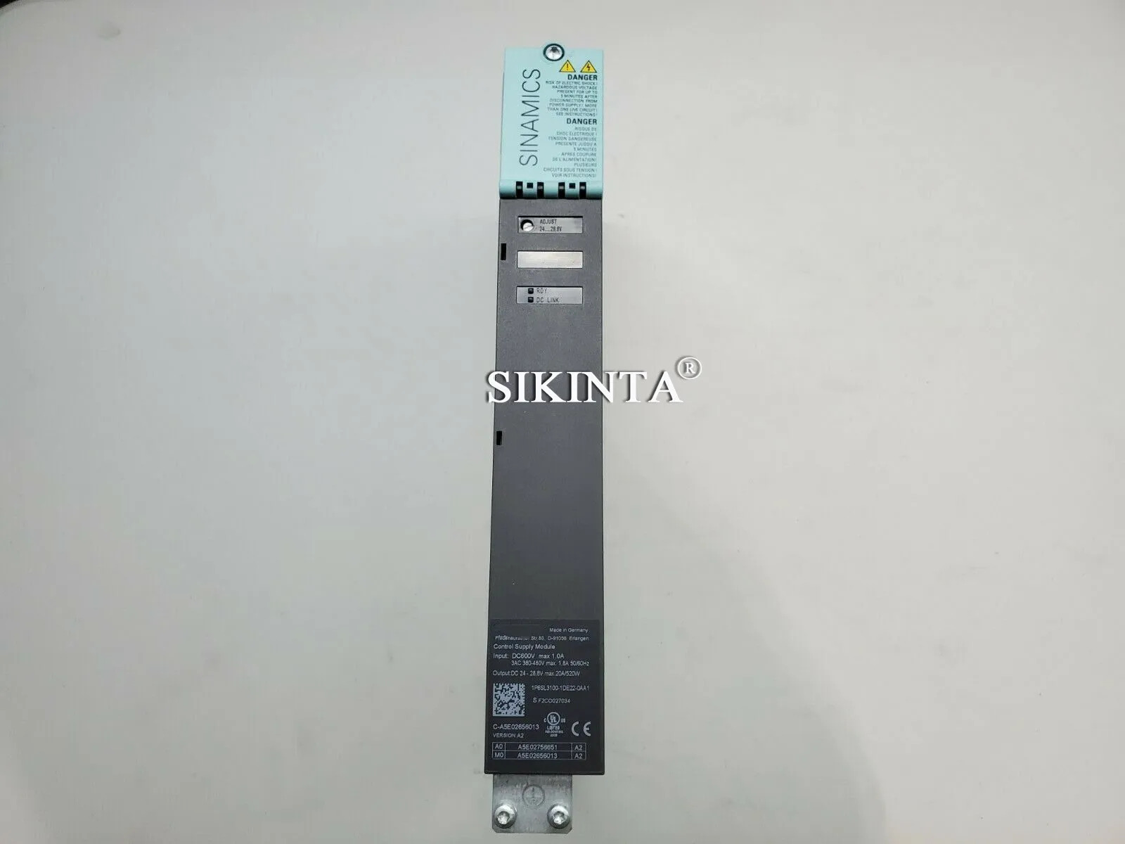 S120 6SL3100-1DE22-0AA1 제어 전원공급장치 모듈 완전히 리퍼