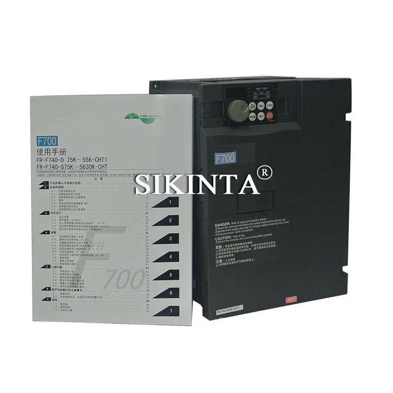 F700 시리즈 주파수 변환기 인버터 FR-F740-3.7K-CH 3.7KW 380V 원본 완전 리퍼