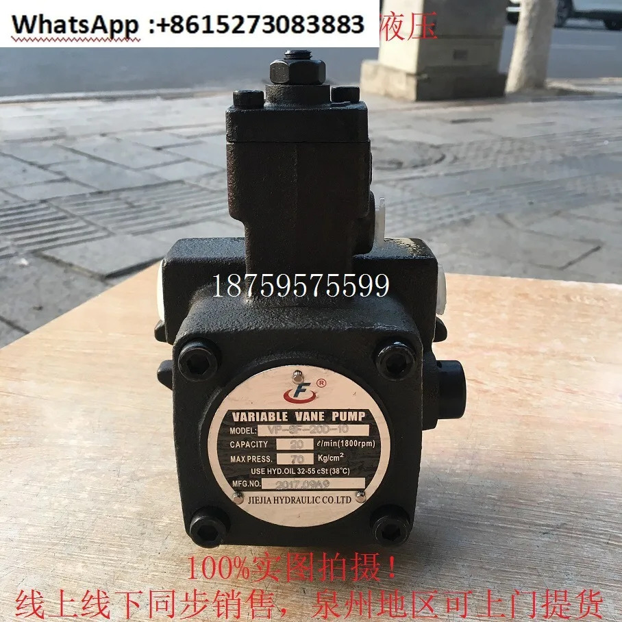 VP-SF-20D-10 VP-SF-30D-10 VP-SF-40D-10 Jiejia 오일 펌프 베펌프