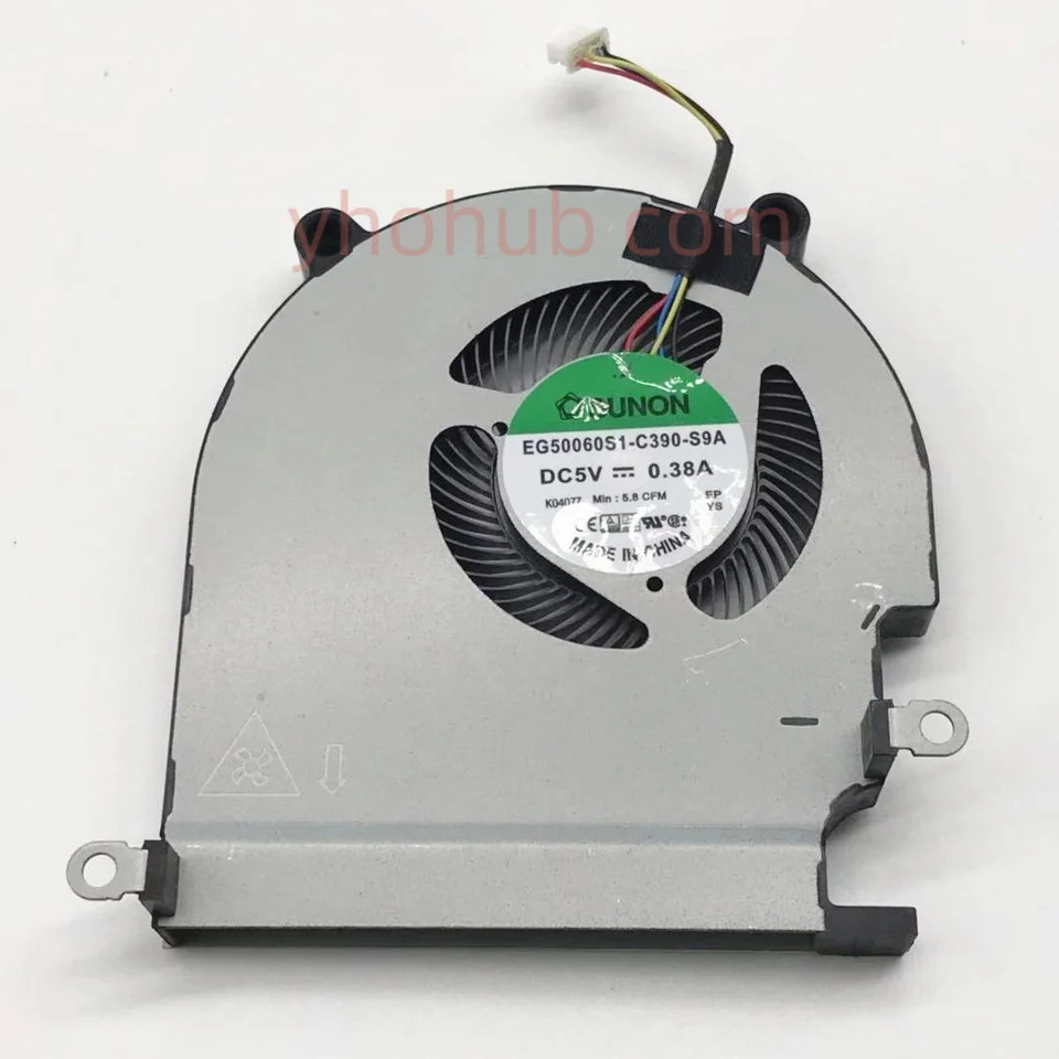 SUNON EG50060S1-C390-S9A DC28000NZS0 DC 5V 0.38A 4 선 서버 냉각팬