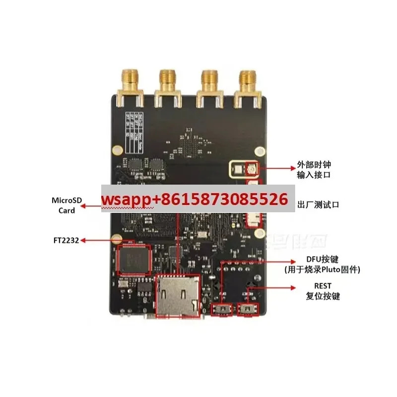 소프트웨어 정무선 개발보드 오픈 와이파이 ADI SDR AD9361 9363 ZYNQ7020 플루토