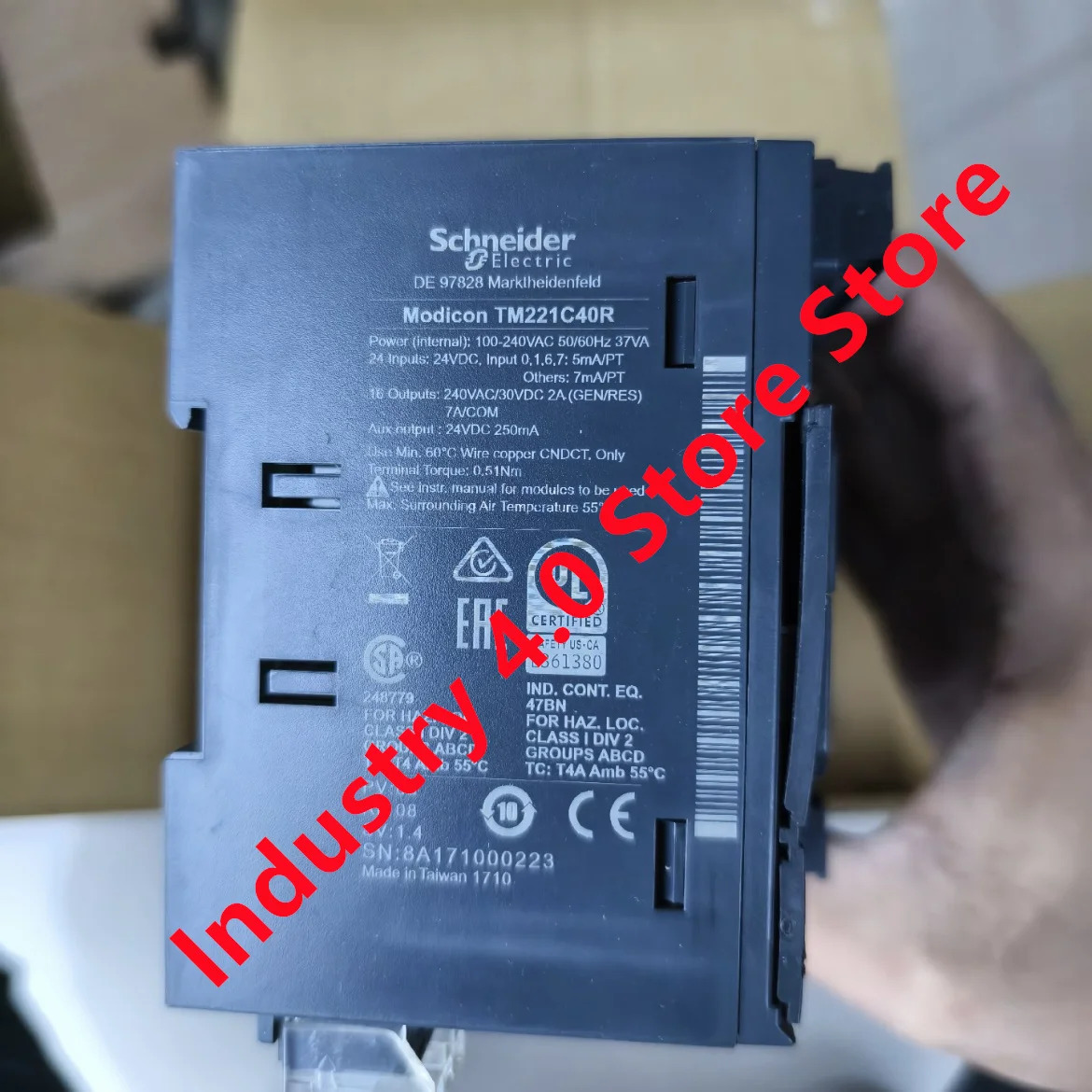 TM218LDA40DRPHN TM221C40R TM221CE24U 오리지널 신