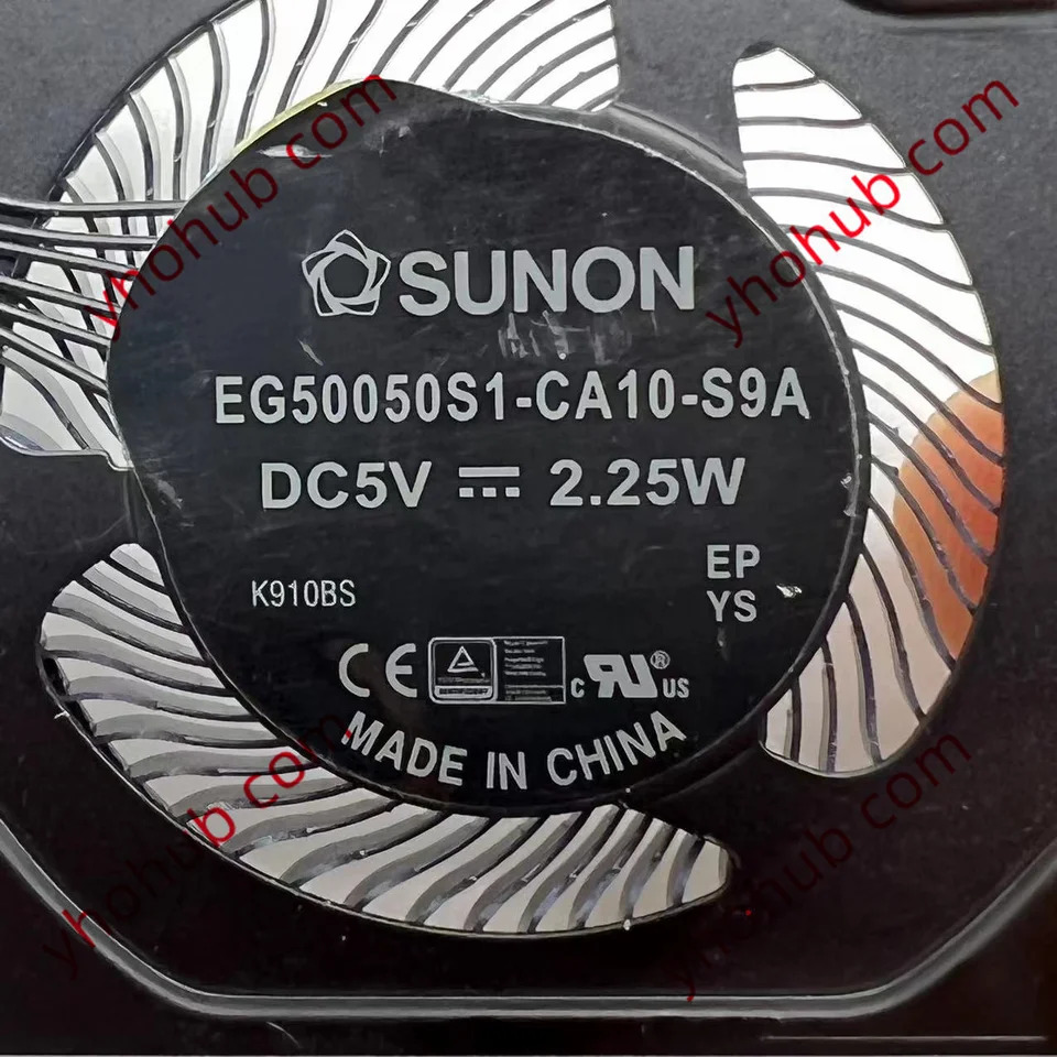 SUNON EG50050S1-CA10-S9A X380 요가 370 DC 5V 2.25W 서버 냉각팬