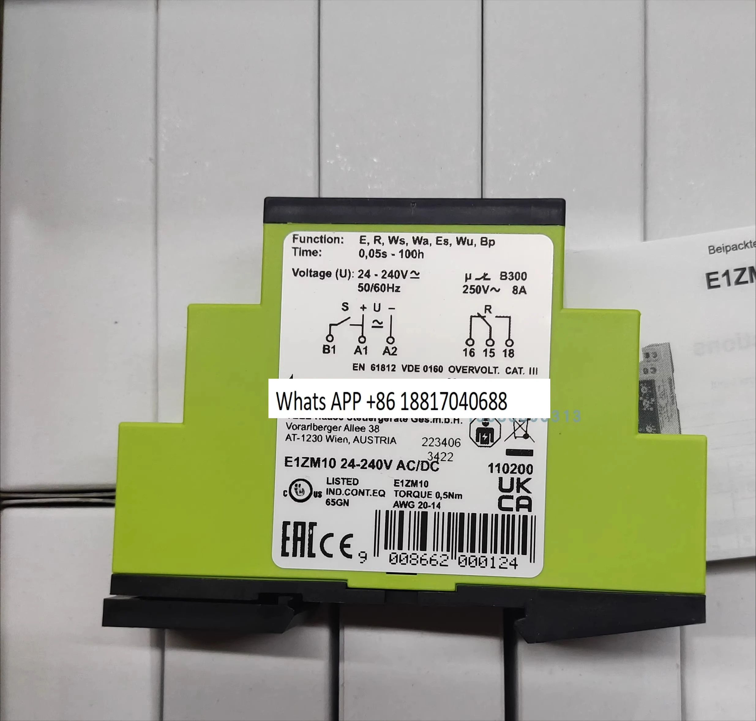 E1ZM10 24-240V AC/DC 시릴레이 오리지널 뉴