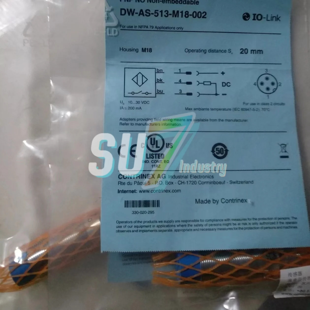 DW-AS-513-M18-002 유도 센서 신규 입고