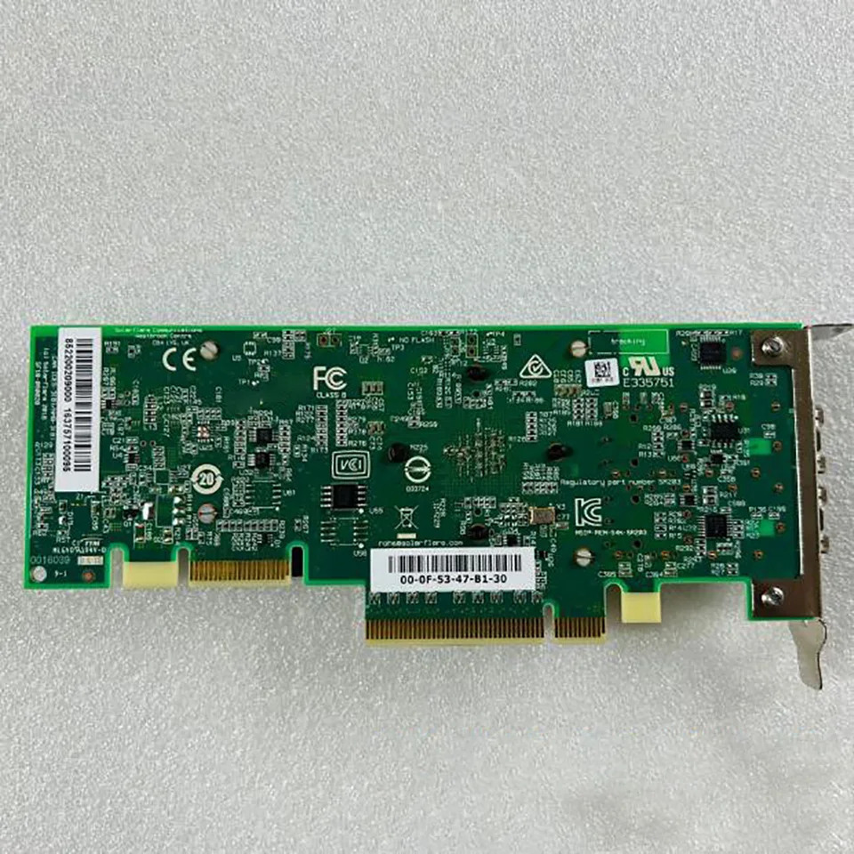 Solarfare 전오리지널 네트워크 카드 OpenonLoad PTP 낮은 대기 시SFN8522PLUS 지원