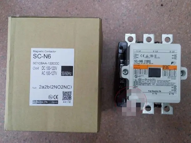 FUJI SC-N6 125 110 VAC AC 접촉기 SCN6 신속