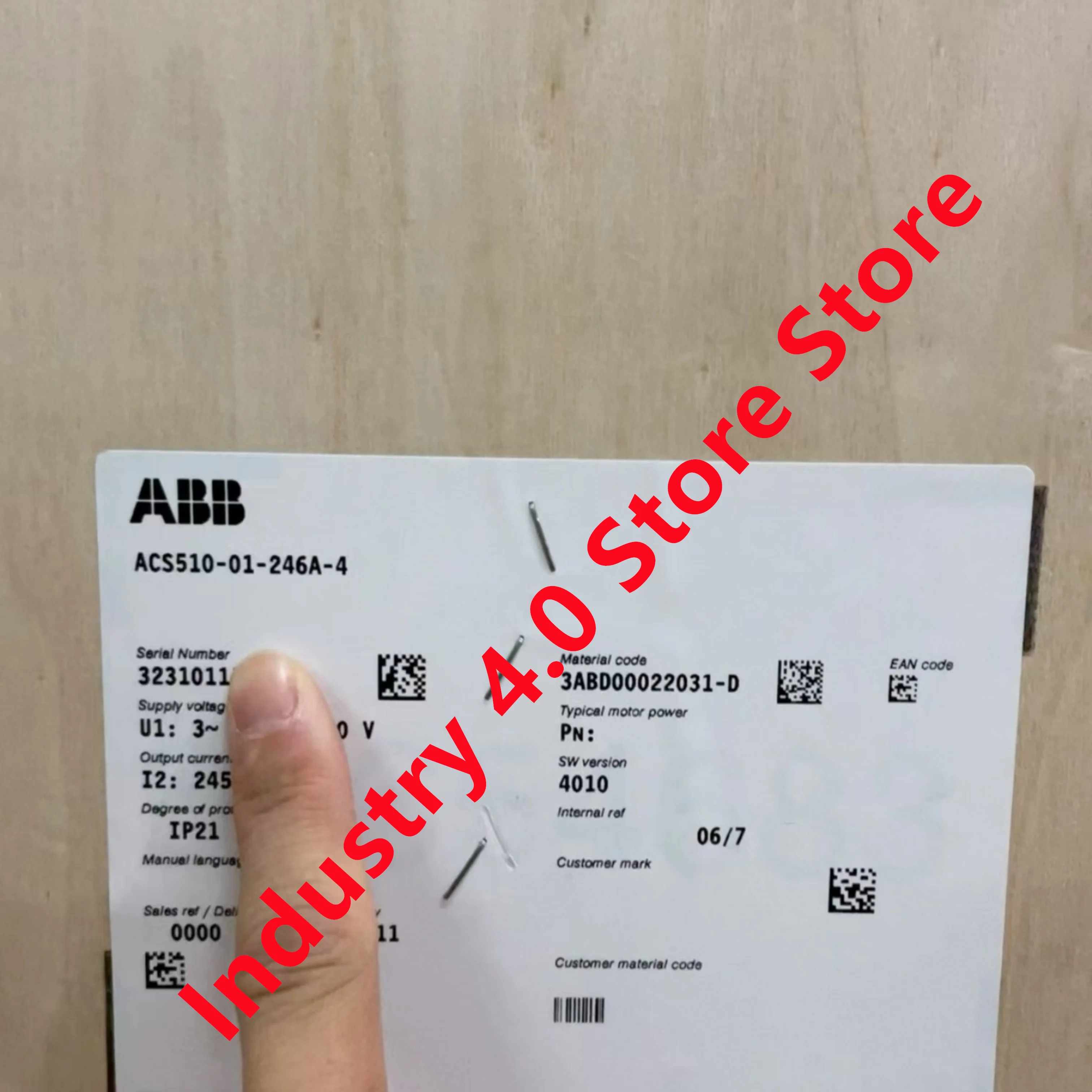 ACS510-01-246A-4 ACS510-01-290A-4 오리지널 신
