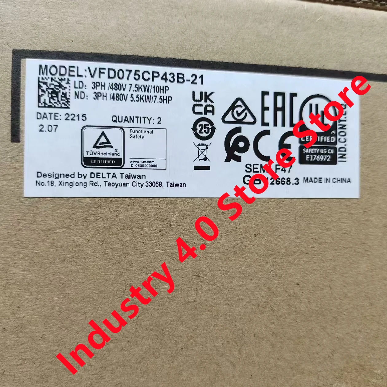 VFD075CP43B-21 오리지널 신