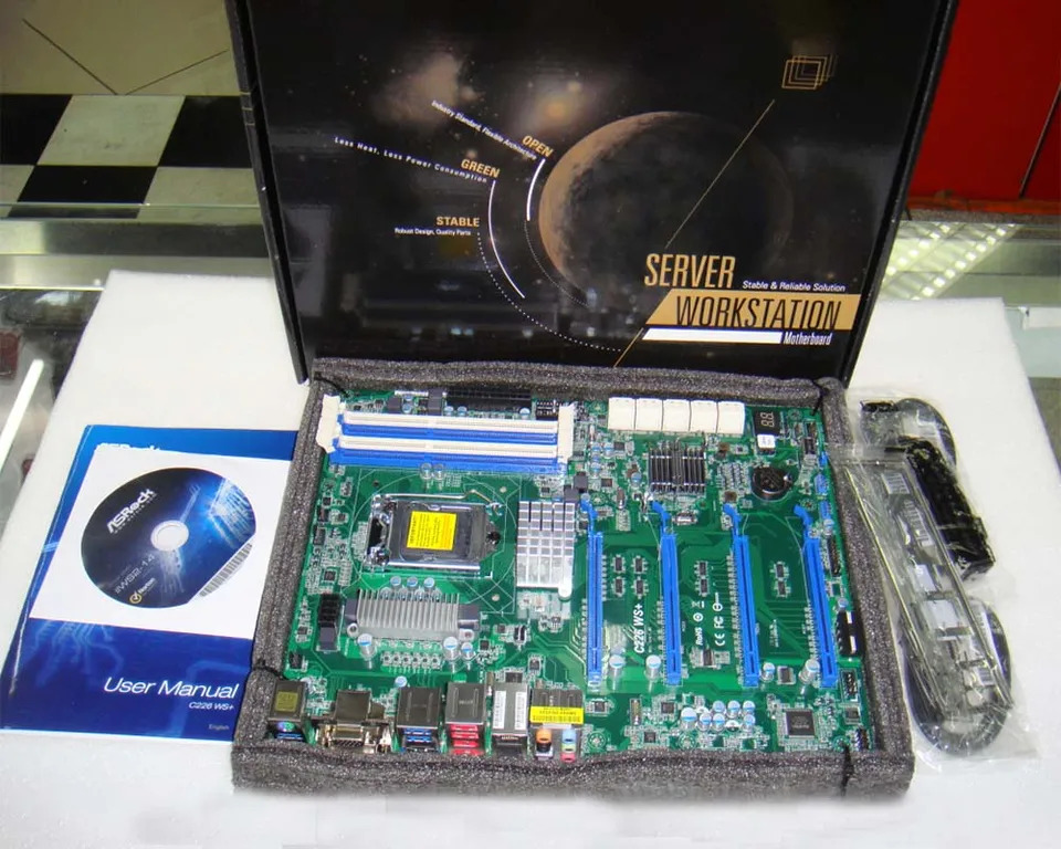 ASRock호환 C226 WS CPU 슬롯 LGA1150 워크스테이션 마더보드
