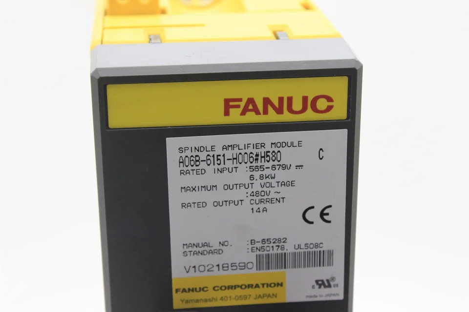 Fanuc Ac 서보 드라이브 A06B-6151-H006 CNC 기계앰프 모듈 H580