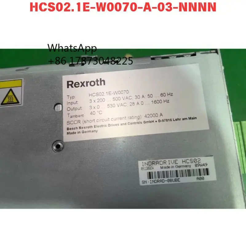 리퍼 HCS02.1E-W0070-A-03-NNNN 개서버 드라이버 기능 OK