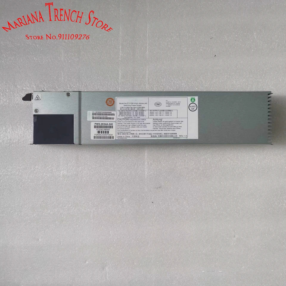 Supermicro 예비 전원공급장치PWS-2K04A-240 2000W 1U