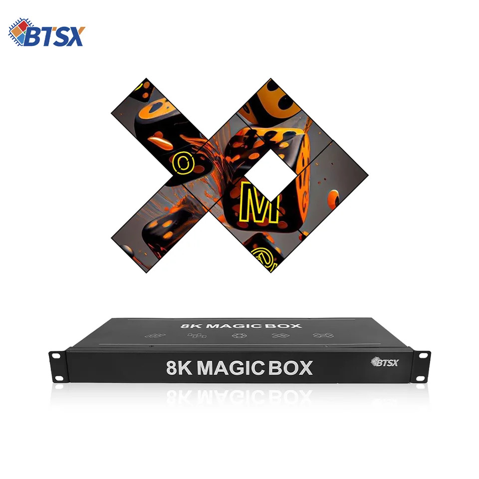 Bitvisus PIP 포인트 투 아트 비디오 월 LCD LED 프로세서 7680x4320  60Hz
