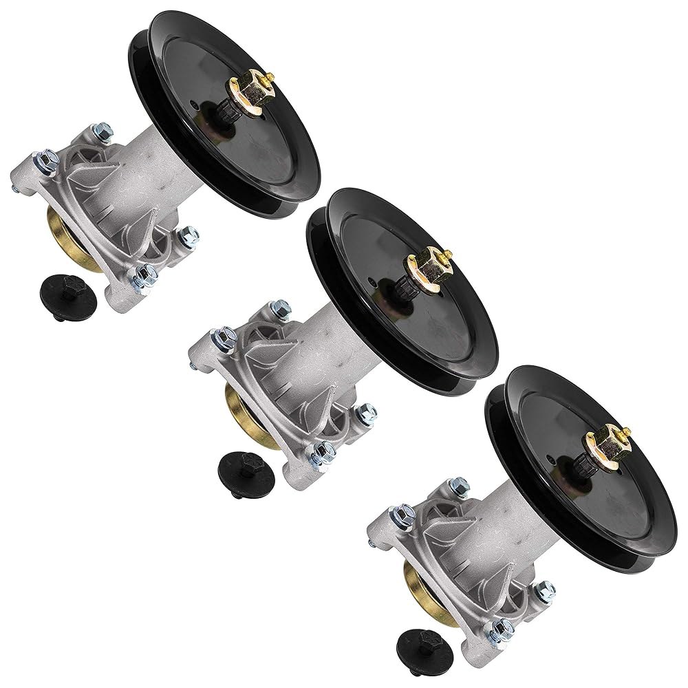 AYP 137.2cm(54인치) 데크 PB24H54YT PB22H54YT PB22H54BF 3팩 있는 풀리가 SPGT225 잔디 187292용 스핀들, 깎는 - 상품 이미지