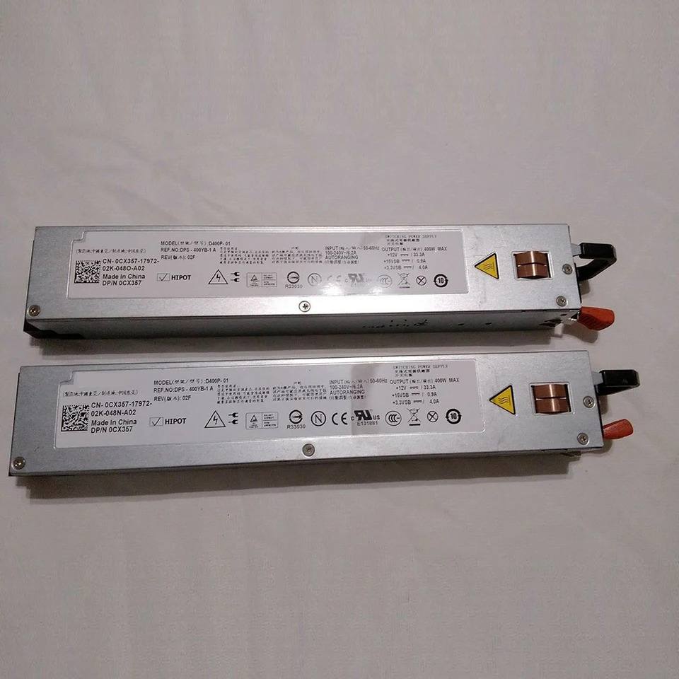 서버 전원공급장치 DELL R300 D400P-01 DPS-400YB-1 A CN-0CX357 CX357 0CX357 400W