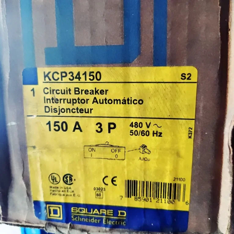 스퀘어 D KCP34150 3P 150A