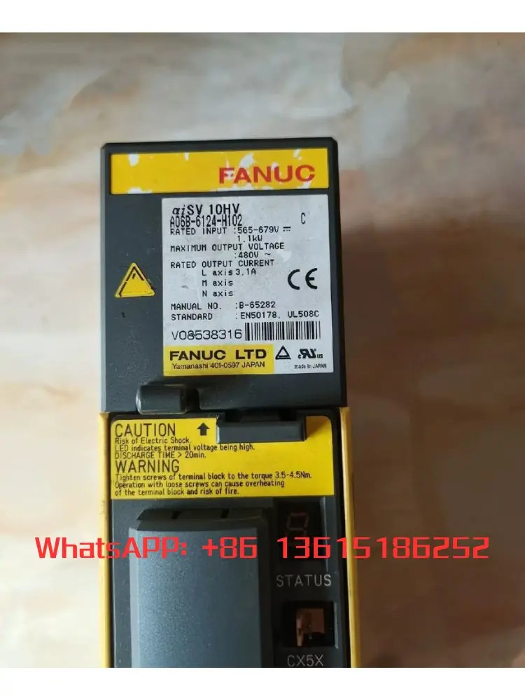A06B-6124-H202 리퍼 드라이브 실행 기능 OK