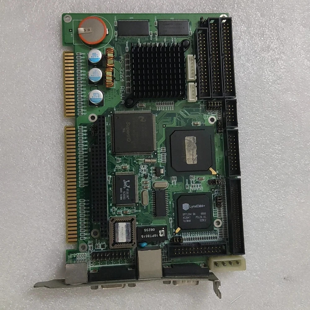 AS-3264 REV A ISA 절반 길이 산업제어 보드