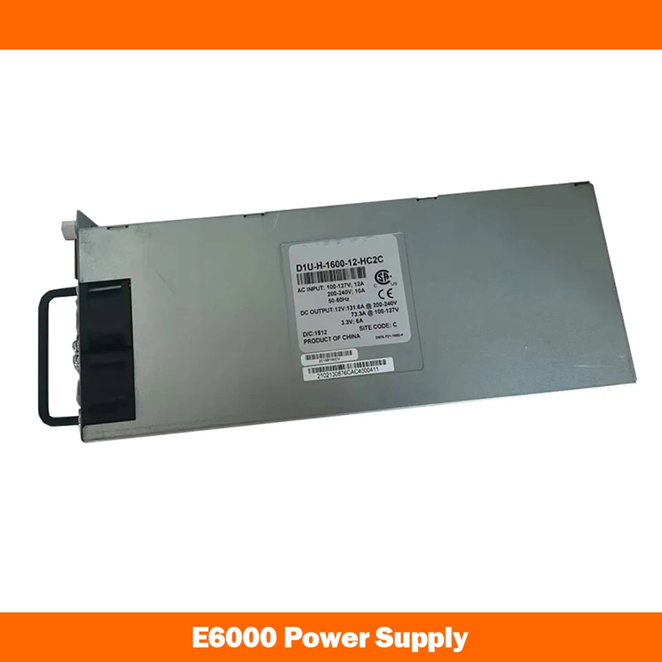 E6000 D1U-H-1600-12-HC2C 전원공급장치 600W