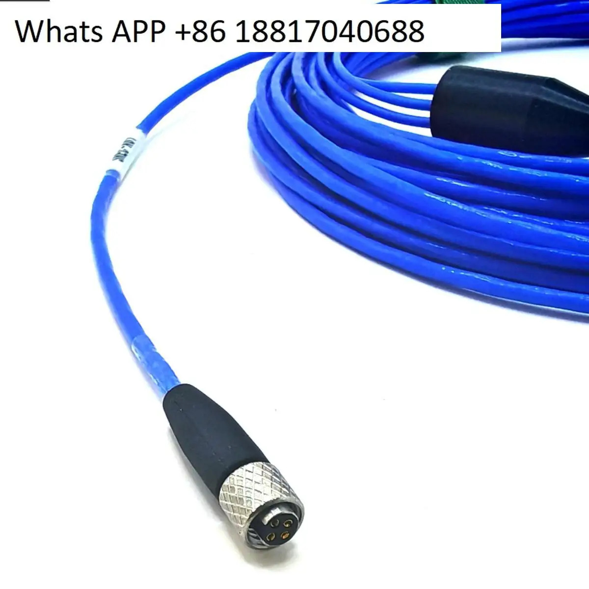 3축 진동 센서 4P 소켓 4코어 1/4-28 UNF - BNC PCB 터미널 케이블