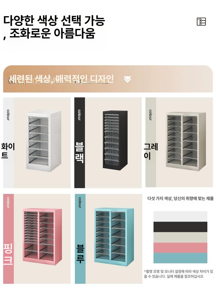 네일수납장 네일아트 펌프밀크 바퀴달린 매니큐어 싱글 서랍장 드로우 이동식 캐비닛 선반 - 상세 이미지 5