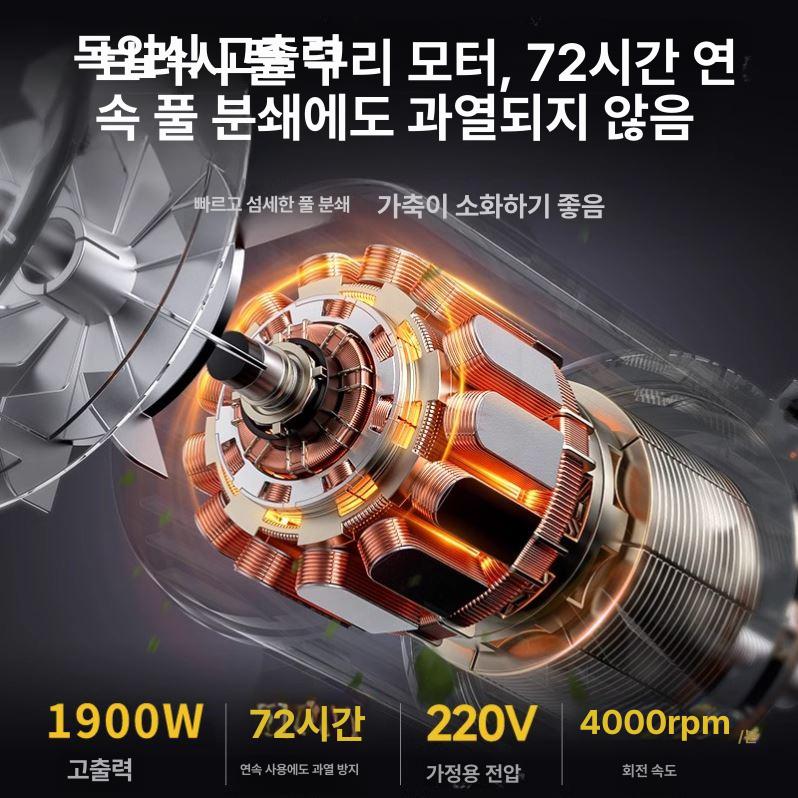 타작기 나뭇가지파쇄기 정원 농기계 전기 모터 농업용 볏짚절단기 분쇄 엔진 - 상세 이미지 4