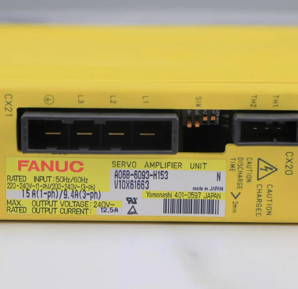 A06B-6093-H153 Fanuc 시리즈 공구 CNC 기계 서보 유닛